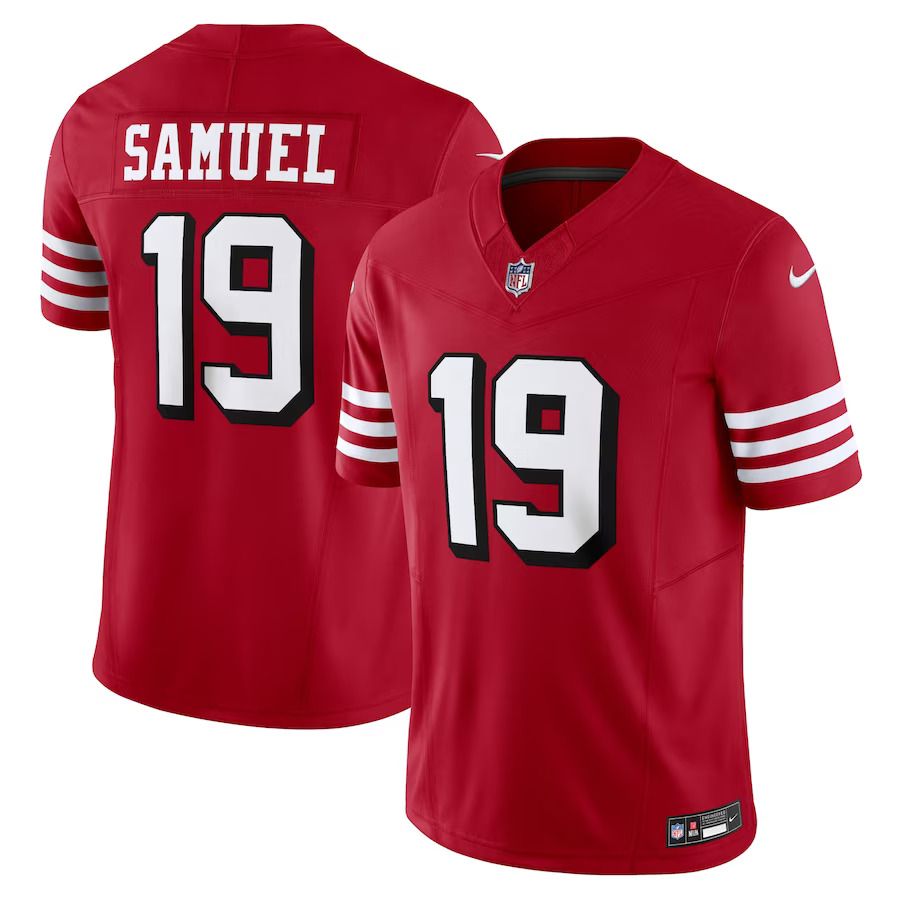 Men San Francisco 49ers #19 Deebo Samuel Nike Scarlet Vapor F.U.S.E. Limited NFL Jersey